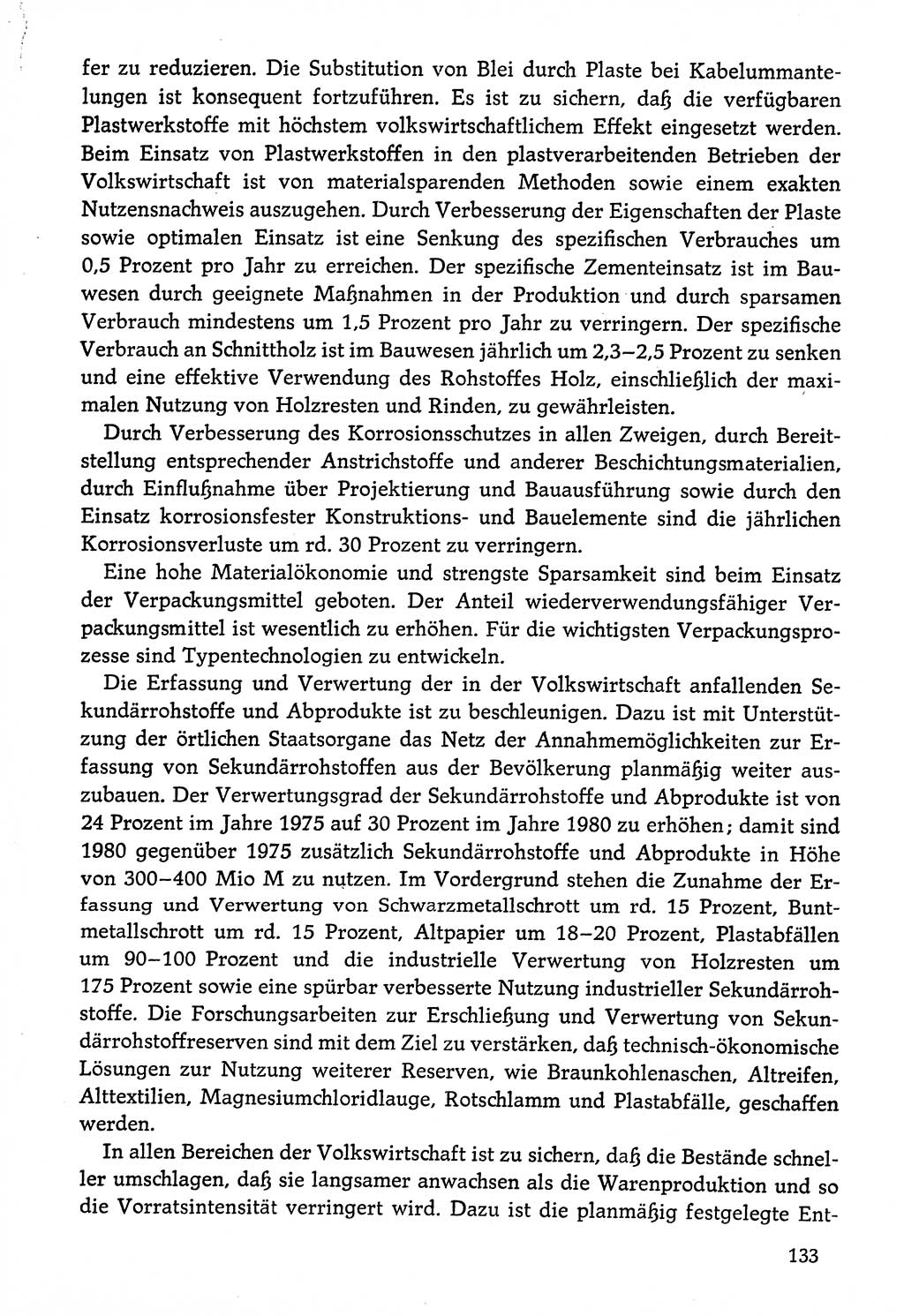 Dokumente der Sozialistischen Einheitspartei Deutschlands (SED) [Deutsche Demokratische Republik (DDR)] 1976-1977, Seite 133 (Dok. SED DDR 1976-1977, S. 133)