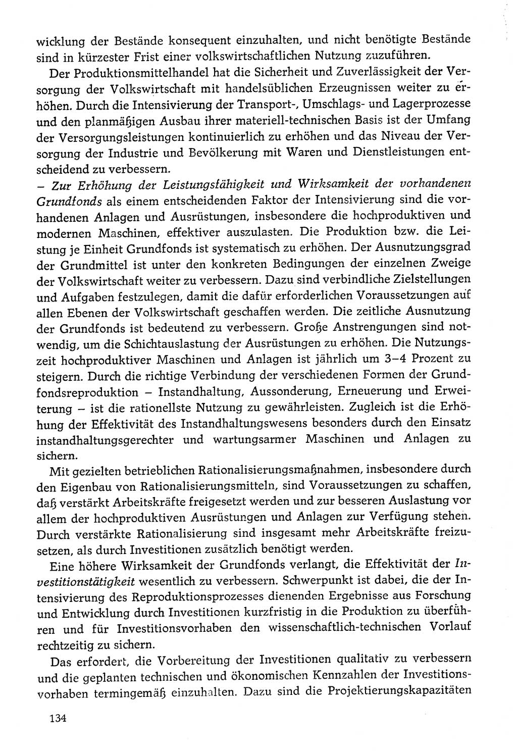 Dokumente der Sozialistischen Einheitspartei Deutschlands (SED) [Deutsche Demokratische Republik (DDR)] 1976-1977, Seite 134 (Dok. SED DDR 1976-1977, S. 134)