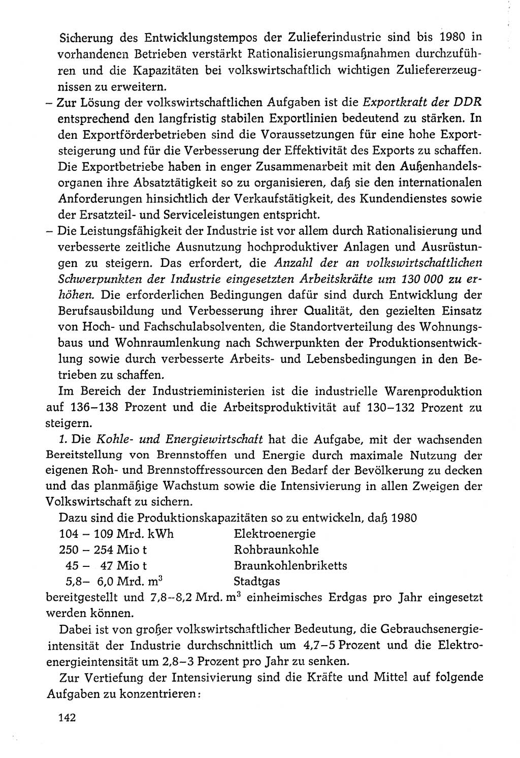 Dokumente der Sozialistischen Einheitspartei Deutschlands (SED) [Deutsche Demokratische Republik (DDR)] 1976-1977, Seite 142 (Dok. SED DDR 1976-1977, S. 142)