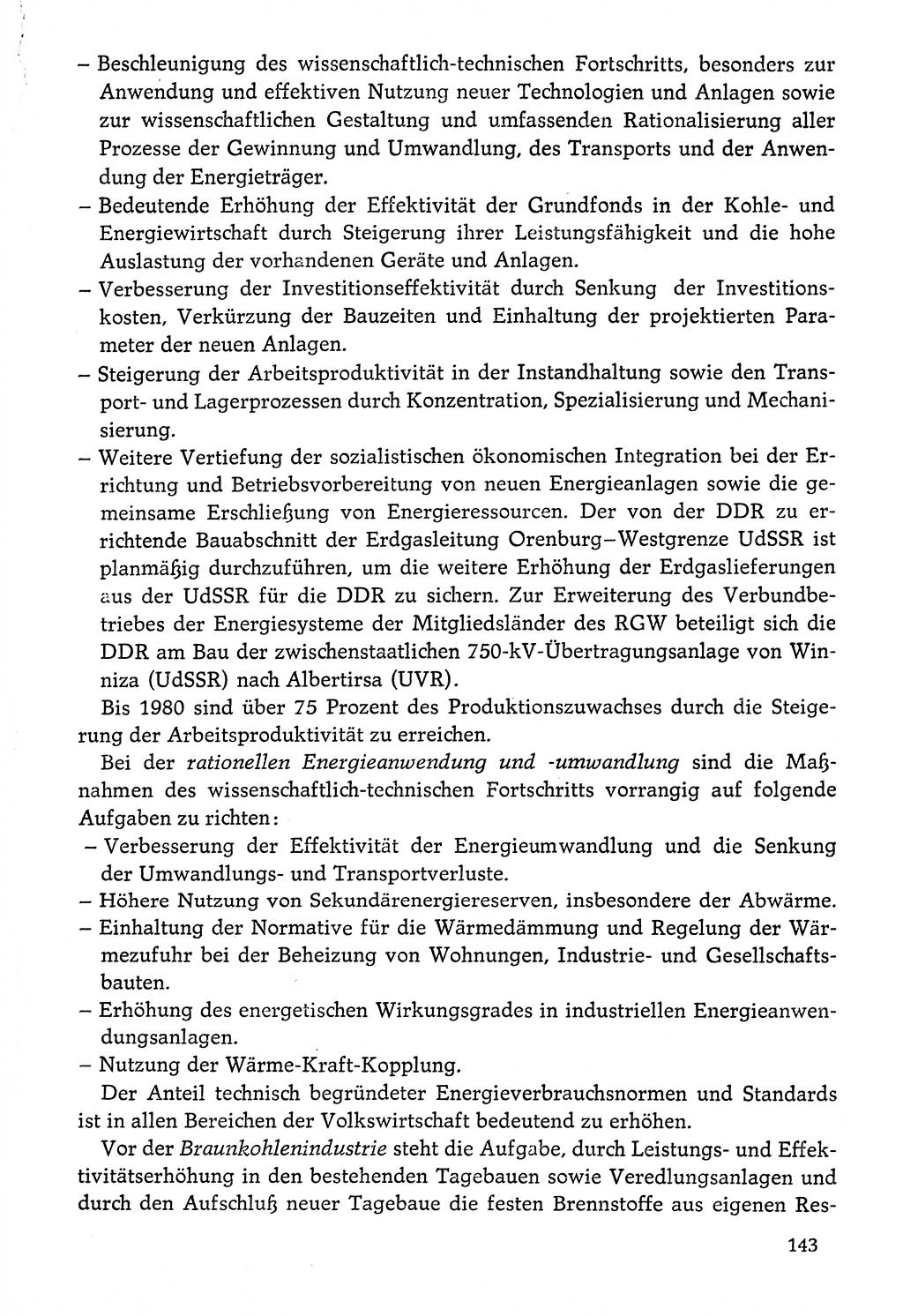 Dokumente der Sozialistischen Einheitspartei Deutschlands (SED) [Deutsche Demokratische Republik (DDR)] 1976-1977, Seite 143 (Dok. SED DDR 1976-1977, S. 143)