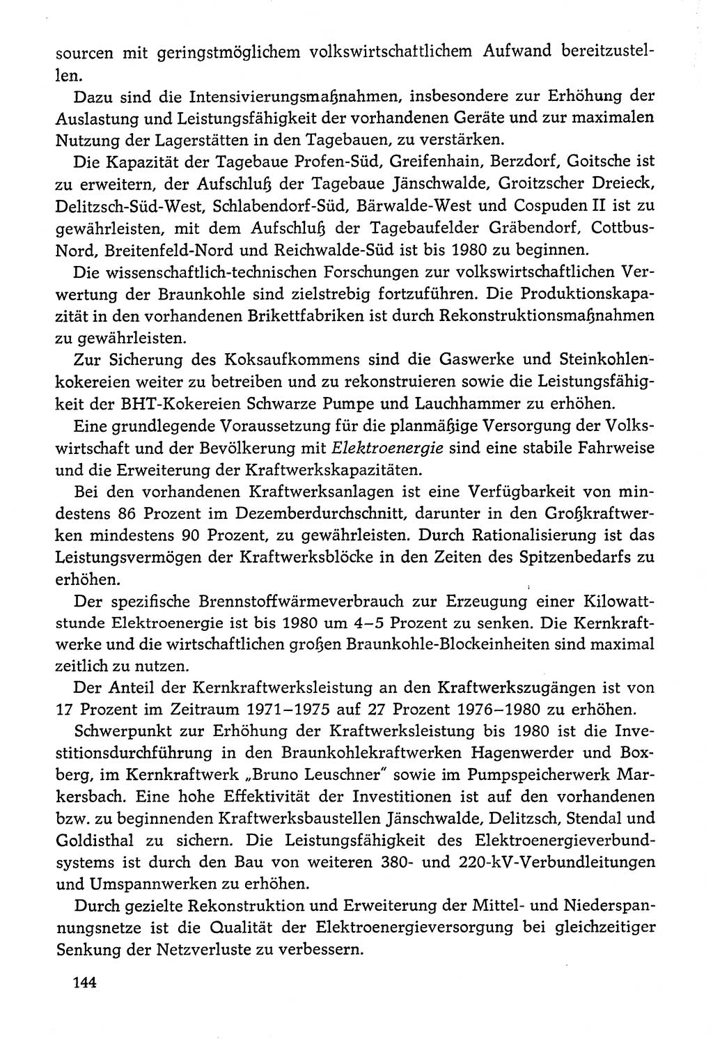 Dokumente der Sozialistischen Einheitspartei Deutschlands (SED) [Deutsche Demokratische Republik (DDR)] 1976-1977, Seite 144 (Dok. SED DDR 1976-1977, S. 144)