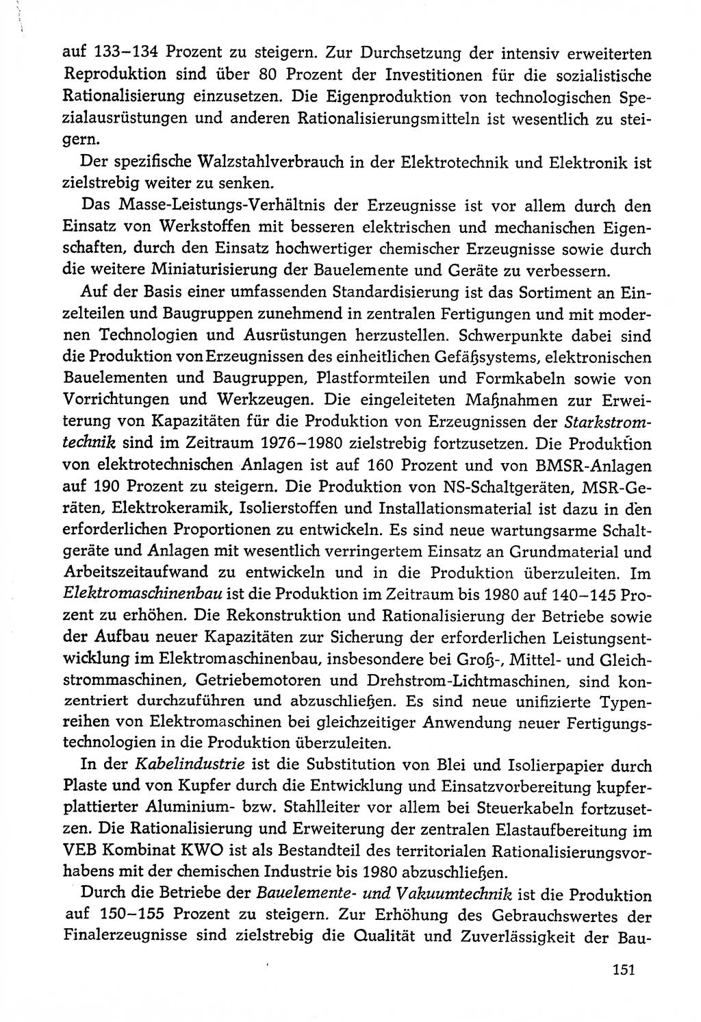 Dokumente der Sozialistischen Einheitspartei Deutschlands (SED) [Deutsche Demokratische Republik (DDR)] 1976-1977, Seite 151 (Dok. SED DDR 1976-1977, S. 151)