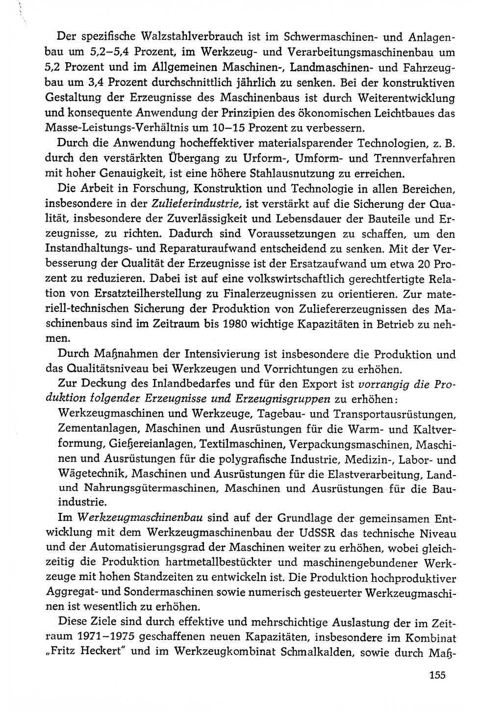 Dokumente der Sozialistischen Einheitspartei Deutschlands (SED) [Deutsche Demokratische Republik (DDR)] 1976-1977, Seite 155 (Dok. SED DDR 1976-1977, S. 155)