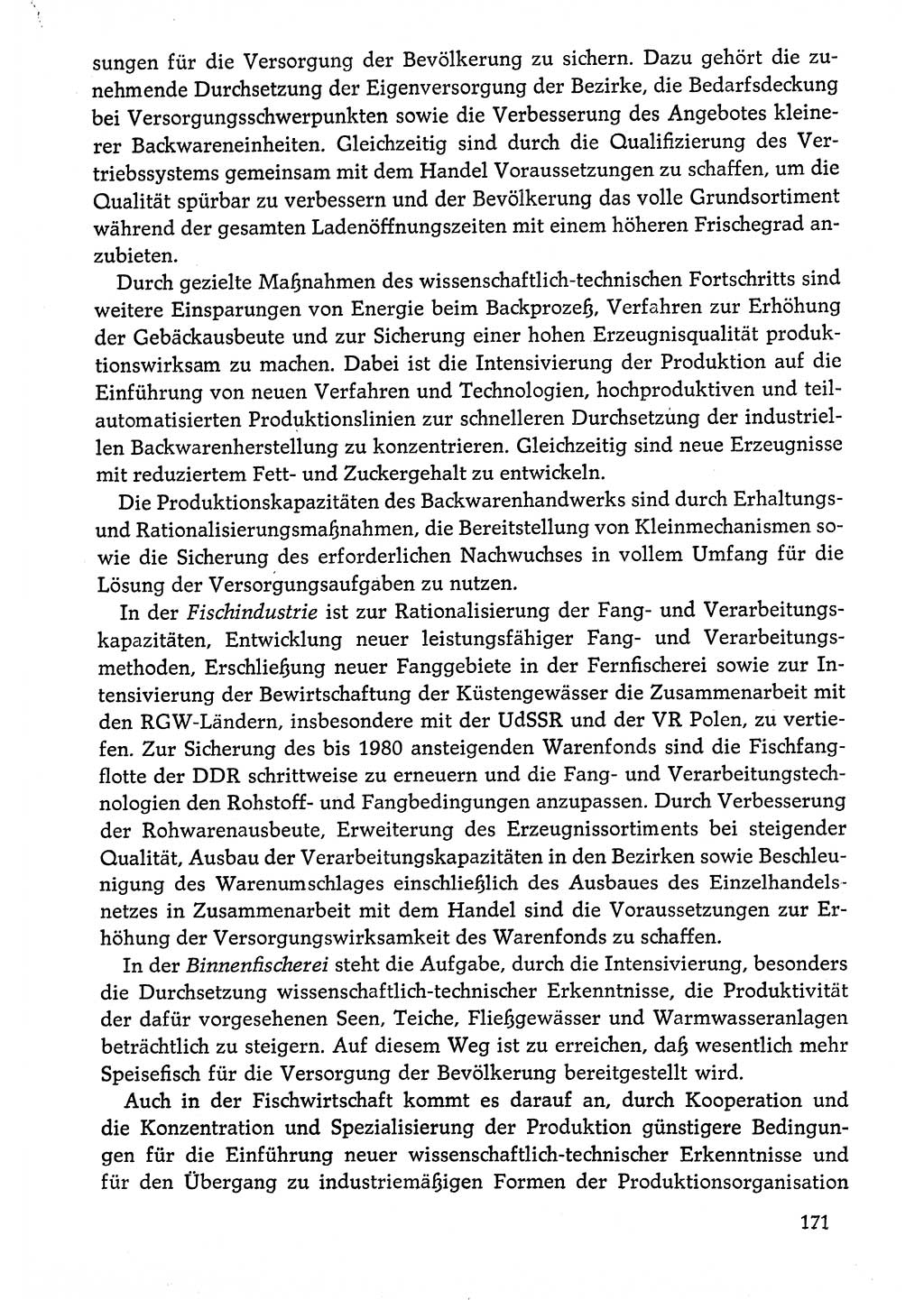 Dokumente der Sozialistischen Einheitspartei Deutschlands (SED) [Deutsche Demokratische Republik (DDR)] 1976-1977, Seite 171 (Dok. SED DDR 1976-1977, S. 171)