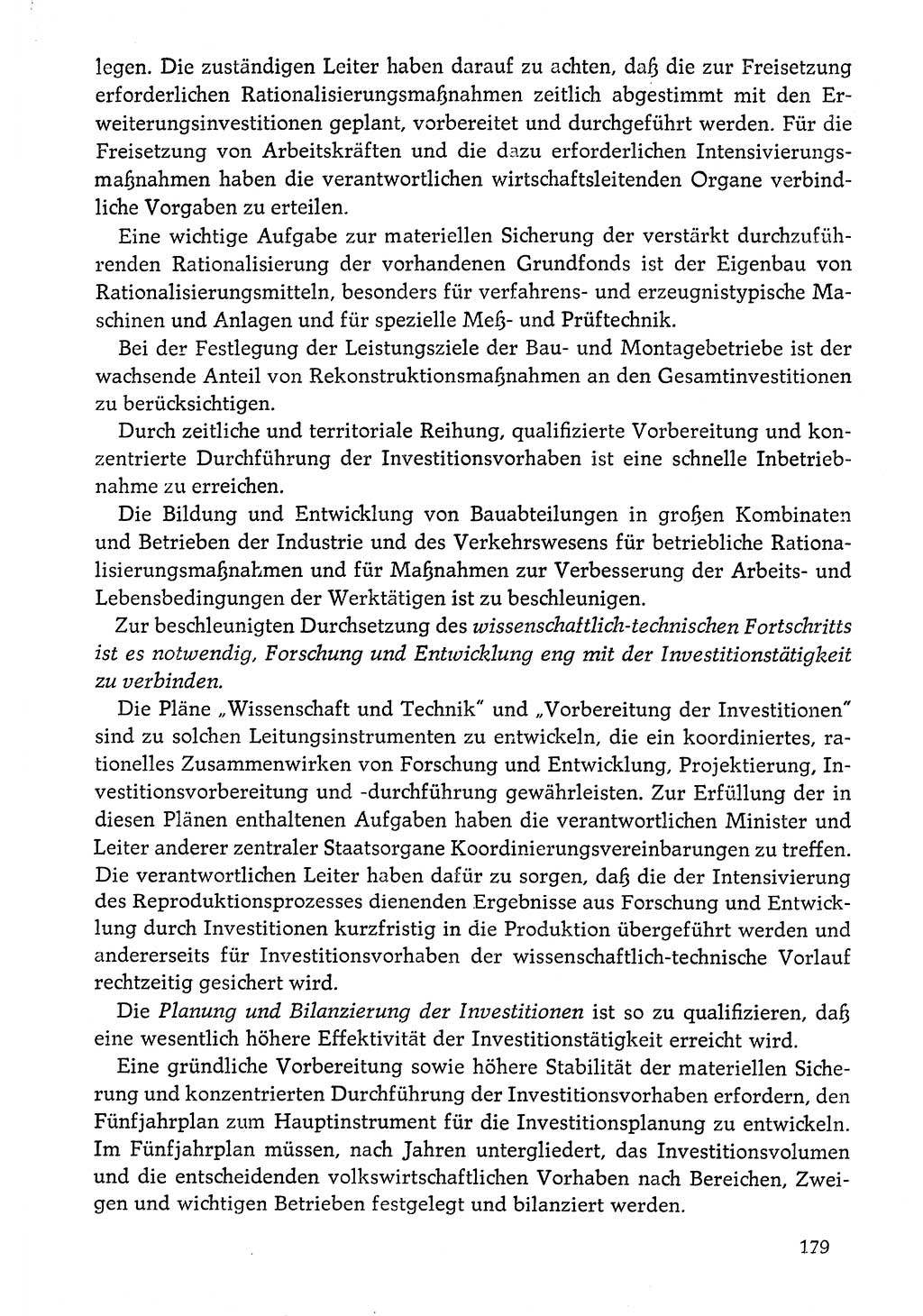 Dokumente der Sozialistischen Einheitspartei Deutschlands (SED) [Deutsche Demokratische Republik (DDR)] 1976-1977, Seite 179 (Dok. SED DDR 1976-1977, S. 179)