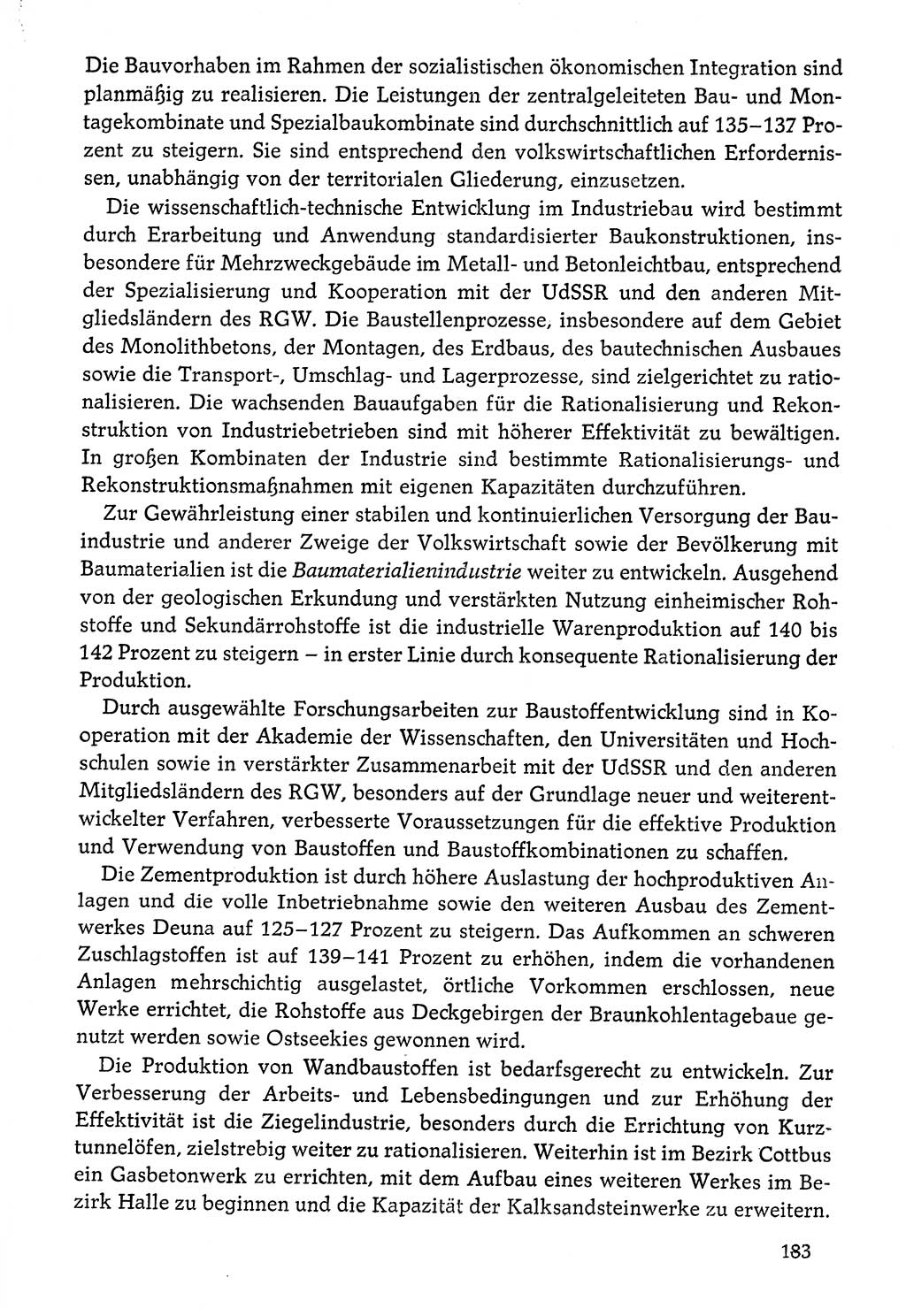 Dokumente der Sozialistischen Einheitspartei Deutschlands (SED) [Deutsche Demokratische Republik (DDR)] 1976-1977, Seite 183 (Dok. SED DDR 1976-1977, S. 183)