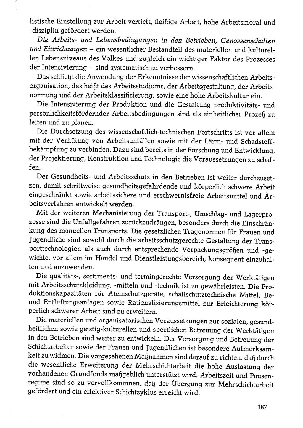 Dokumente der Sozialistischen Einheitspartei Deutschlands (SED) [Deutsche Demokratische Republik (DDR)] 1976-1977, Seite 187 (Dok. SED DDR 1976-1977, S. 187)