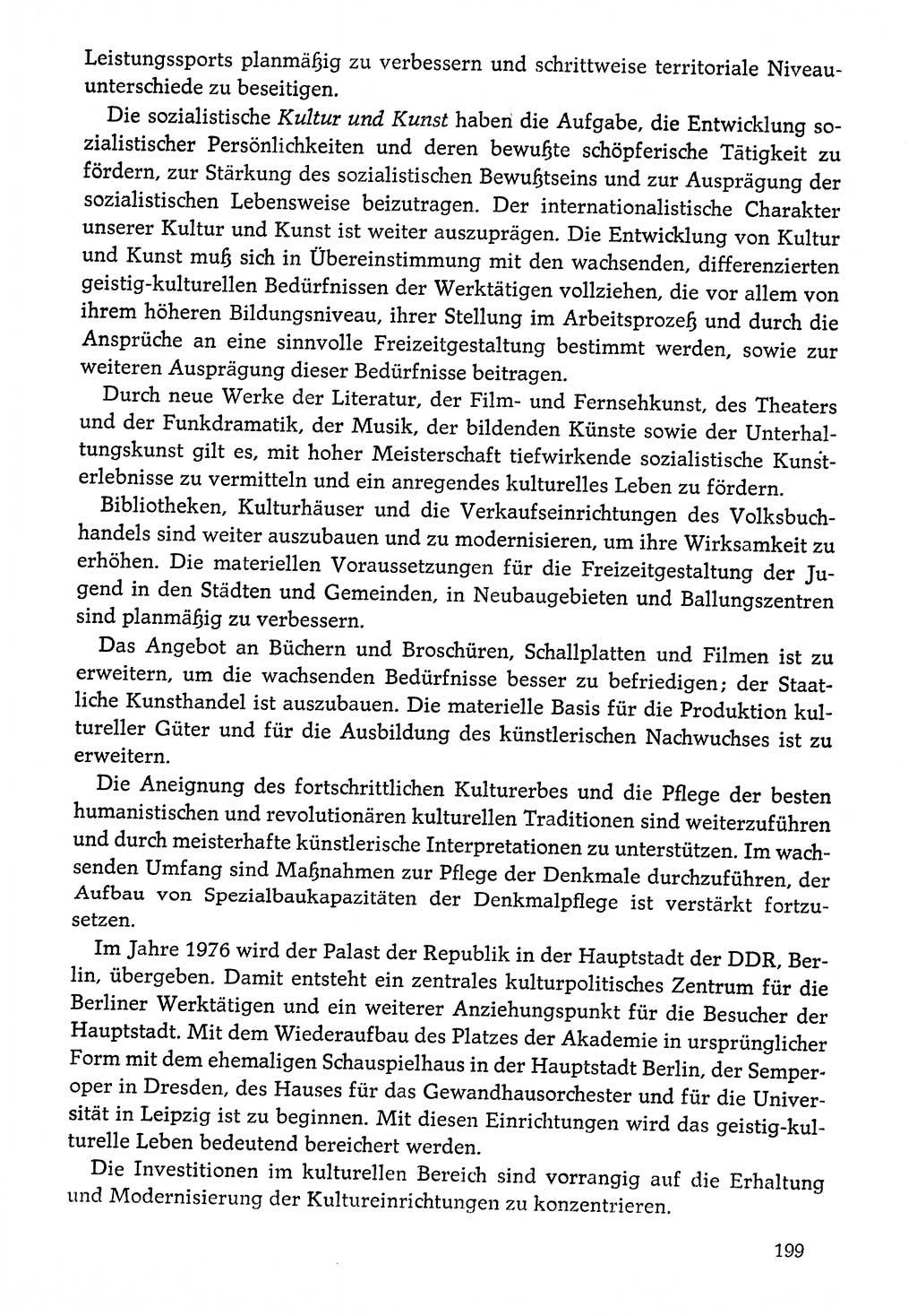 Dokumente der Sozialistischen Einheitspartei Deutschlands (SED) [Deutsche Demokratische Republik (DDR)] 1976-1977, Seite 199 (Dok. SED DDR 1976-1977, S. 199)