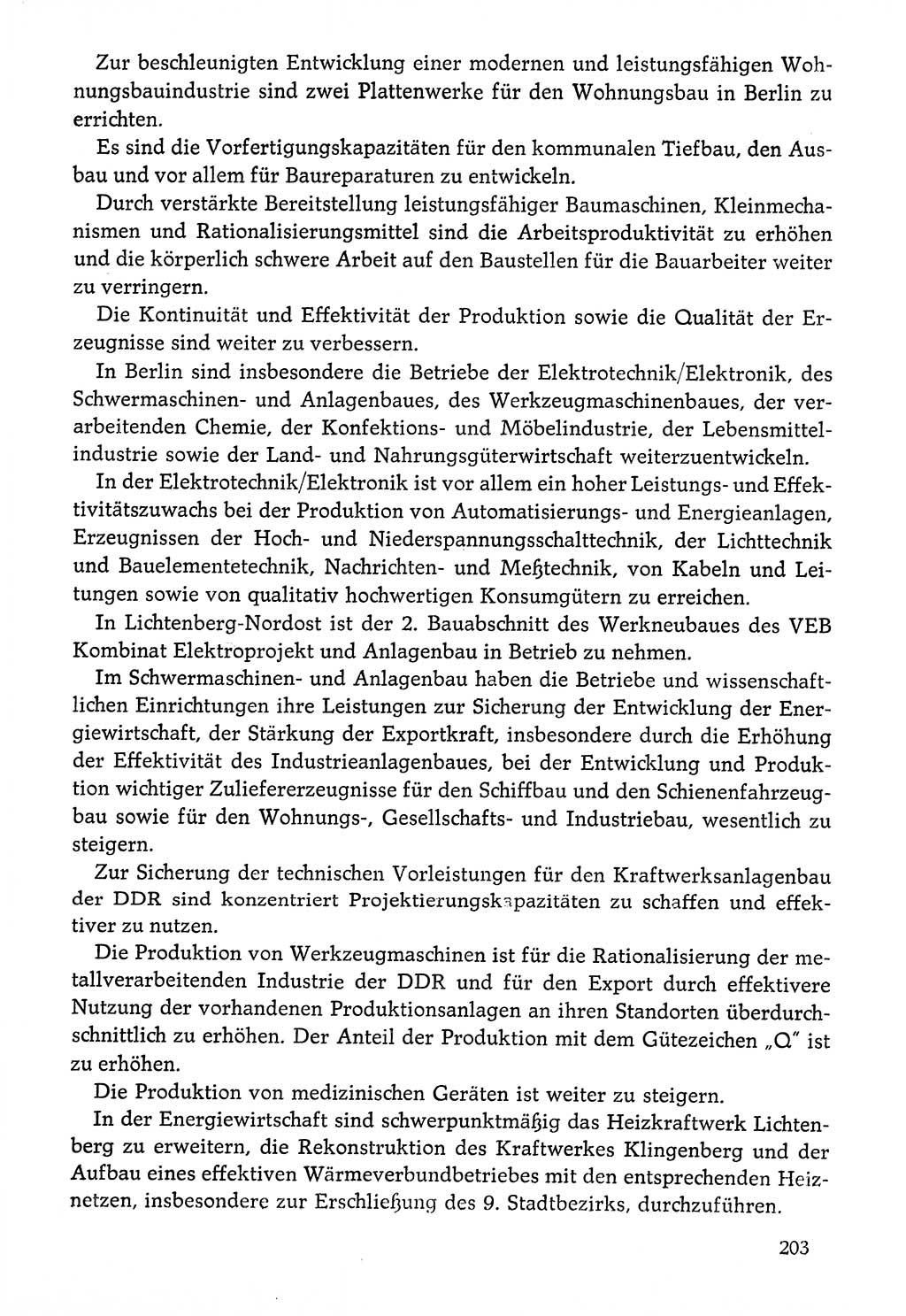 Dokumente der Sozialistischen Einheitspartei Deutschlands (SED) [Deutsche Demokratische Republik (DDR)] 1976-1977, Seite 203 (Dok. SED DDR 1976-1977, S. 203)
