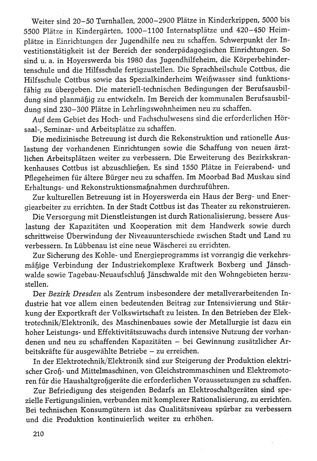 Dokumente der Sozialistischen Einheitspartei Deutschlands (SED) [Deutsche Demokratische Republik (DDR)] 1976-1977, Seite 210 (Dok. SED DDR 1976-1977, S. 210)