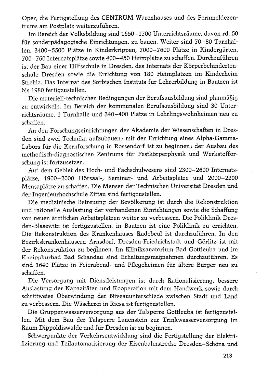 Dokumente der Sozialistischen Einheitspartei Deutschlands (SED) [Deutsche Demokratische Republik (DDR)] 1976-1977, Seite 213 (Dok. SED DDR 1976-1977, S. 213)
