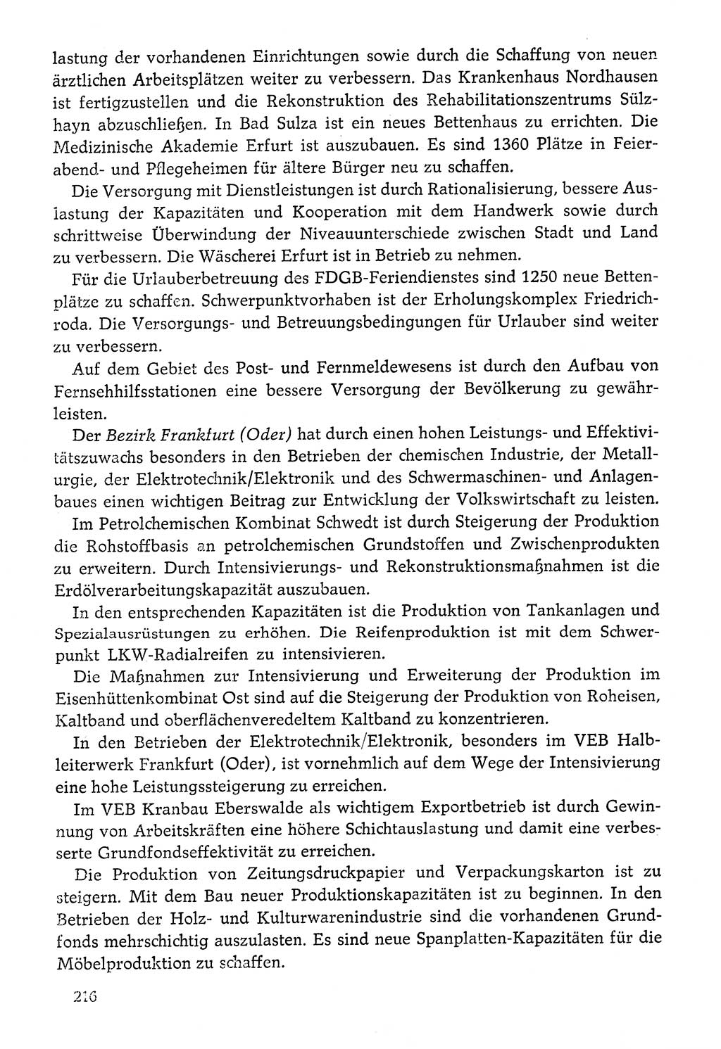 Dokumente der Sozialistischen Einheitspartei Deutschlands (SED) [Deutsche Demokratische Republik (DDR)] 1976-1977, Seite 216 (Dok. SED DDR 1976-1977, S. 216)