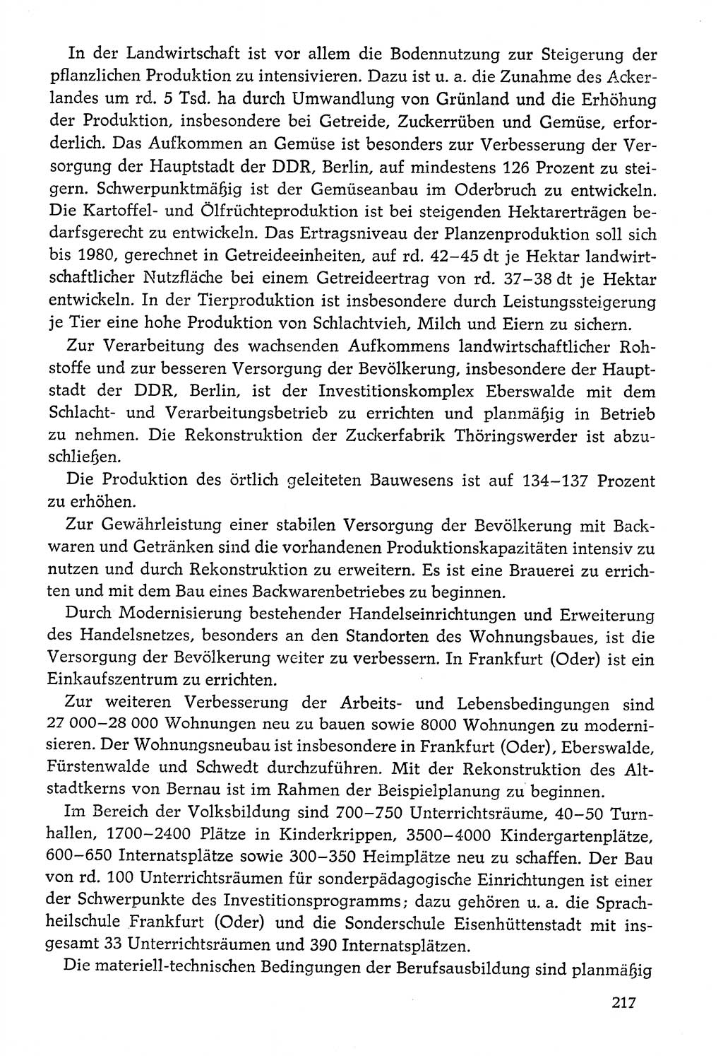 Dokumente der Sozialistischen Einheitspartei Deutschlands (SED) [Deutsche Demokratische Republik (DDR)] 1976-1977, Seite 217 (Dok. SED DDR 1976-1977, S. 217)
