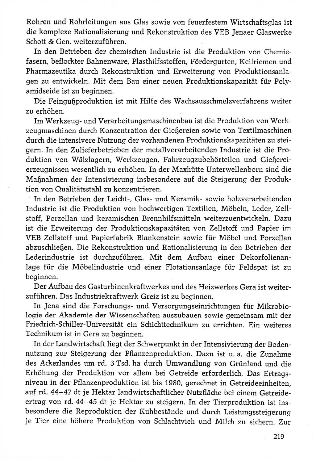 Dokumente der Sozialistischen Einheitspartei Deutschlands (SED) [Deutsche Demokratische Republik (DDR)] 1976-1977, Seite 219 (Dok. SED DDR 1976-1977, S. 219)