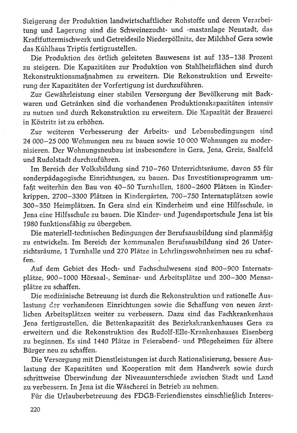Dokumente der Sozialistischen Einheitspartei Deutschlands (SED) [Deutsche Demokratische Republik (DDR)] 1976-1977, Seite 220 (Dok. SED DDR 1976-1977, S. 220)