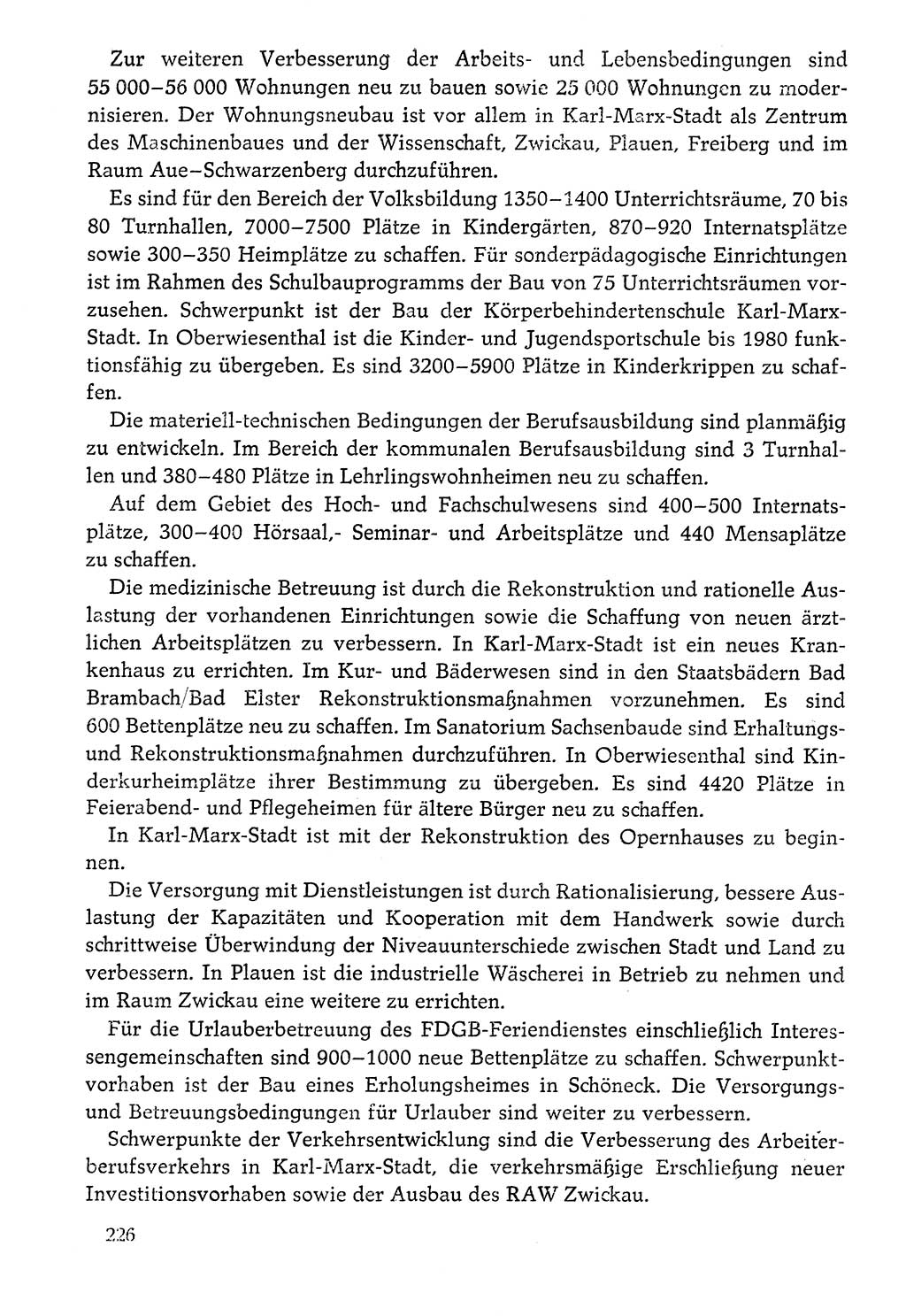 Dokumente der Sozialistischen Einheitspartei Deutschlands (SED) [Deutsche Demokratische Republik (DDR)] 1976-1977, Seite 226 (Dok. SED DDR 1976-1977, S. 226)