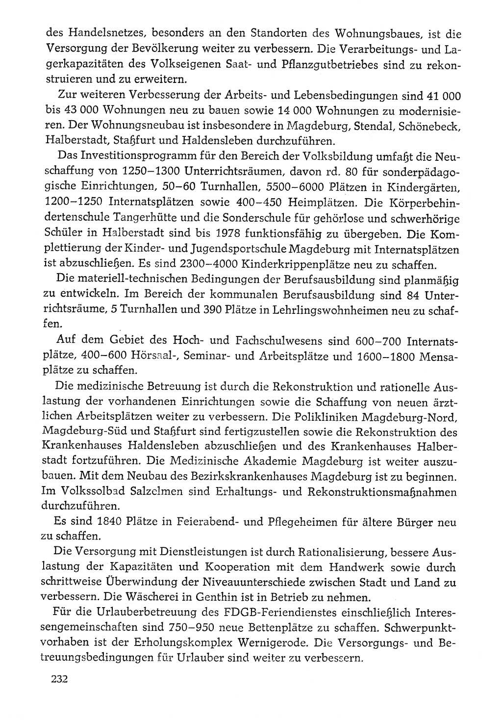 Dokumente der Sozialistischen Einheitspartei Deutschlands (SED) [Deutsche Demokratische Republik (DDR)] 1976-1977, Seite 232 (Dok. SED DDR 1976-1977, S. 232)