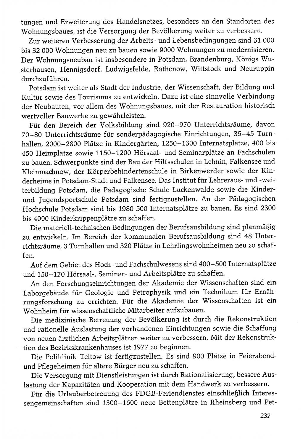Dokumente der Sozialistischen Einheitspartei Deutschlands (SED) [Deutsche Demokratische Republik (DDR)] 1976-1977, Seite 237 (Dok. SED DDR 1976-1977, S. 237)