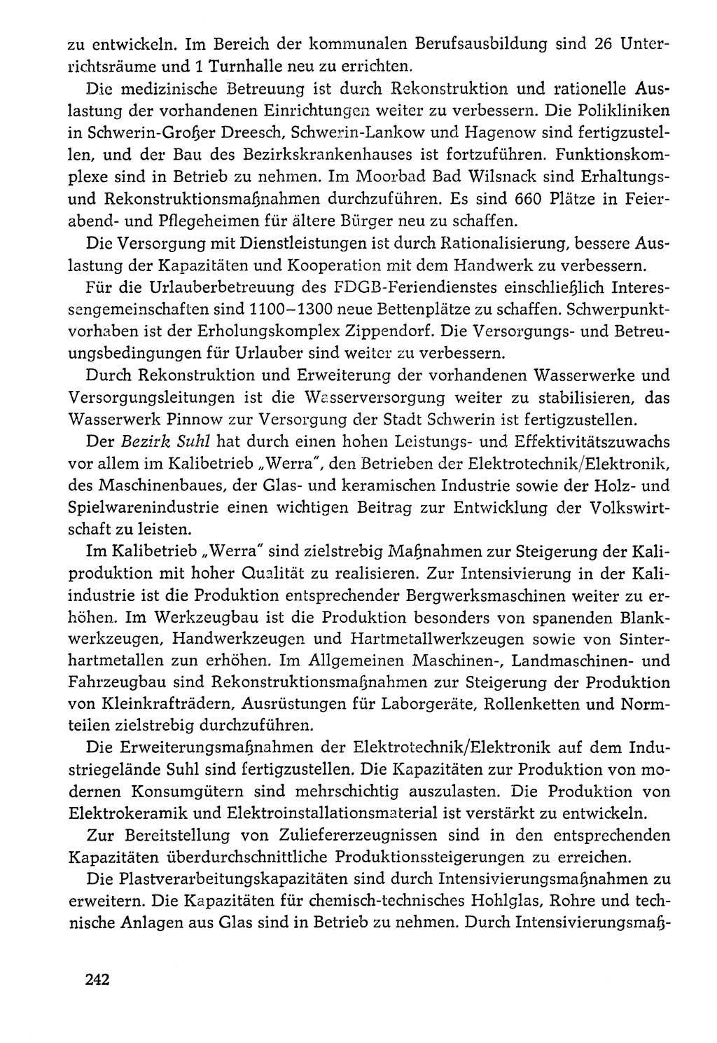 Dokumente der Sozialistischen Einheitspartei Deutschlands (SED) [Deutsche Demokratische Republik (DDR)] 1976-1977, Seite 242 (Dok. SED DDR 1976-1977, S. 242)