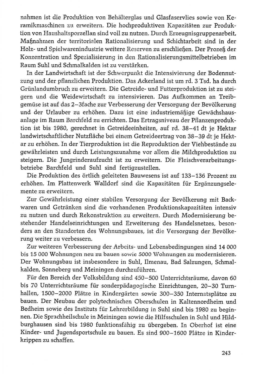 Dokumente der Sozialistischen Einheitspartei Deutschlands (SED) [Deutsche Demokratische Republik (DDR)] 1976-1977, Seite 243 (Dok. SED DDR 1976-1977, S. 243)