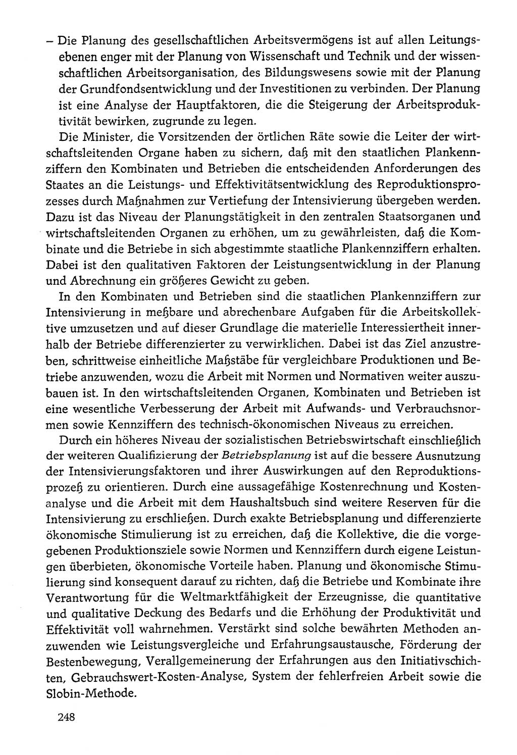 Dokumente der Sozialistischen Einheitspartei Deutschlands (SED) [Deutsche Demokratische Republik (DDR)] 1976-1977, Seite 248 (Dok. SED DDR 1976-1977, S. 248)