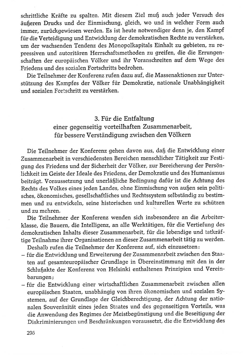 Dokumente der Sozialistischen Einheitspartei Deutschlands (SED) [Deutsche Demokratische Republik (DDR)] 1976-1977, Seite 296 (Dok. SED DDR 1976-1977, S. 296)