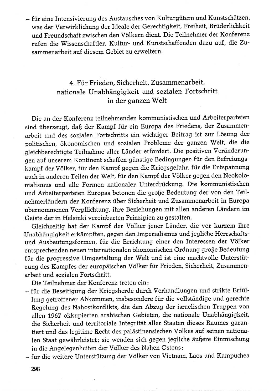 Dokumente der Sozialistischen Einheitspartei Deutschlands (SED) [Deutsche Demokratische Republik (DDR)] 1976-1977, Seite 298 (Dok. SED DDR 1976-1977, S. 298)