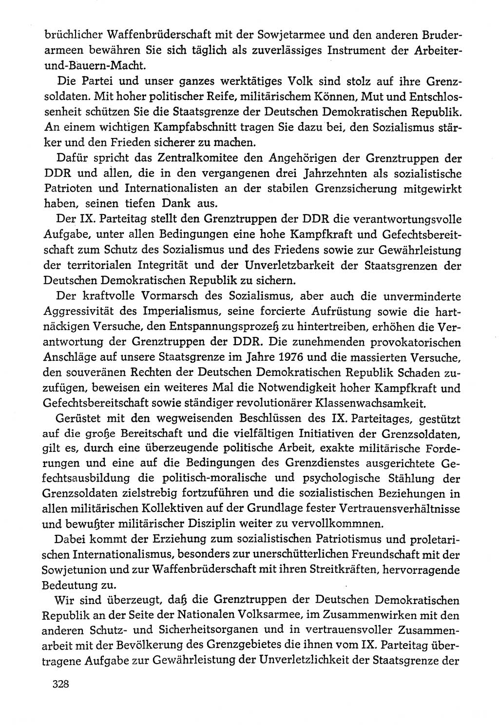 Dokumente der Sozialistischen Einheitspartei Deutschlands (SED) [Deutsche Demokratische Republik (DDR)] 1976-1977, Seite 328 (Dok. SED DDR 1976-1977, S. 328)