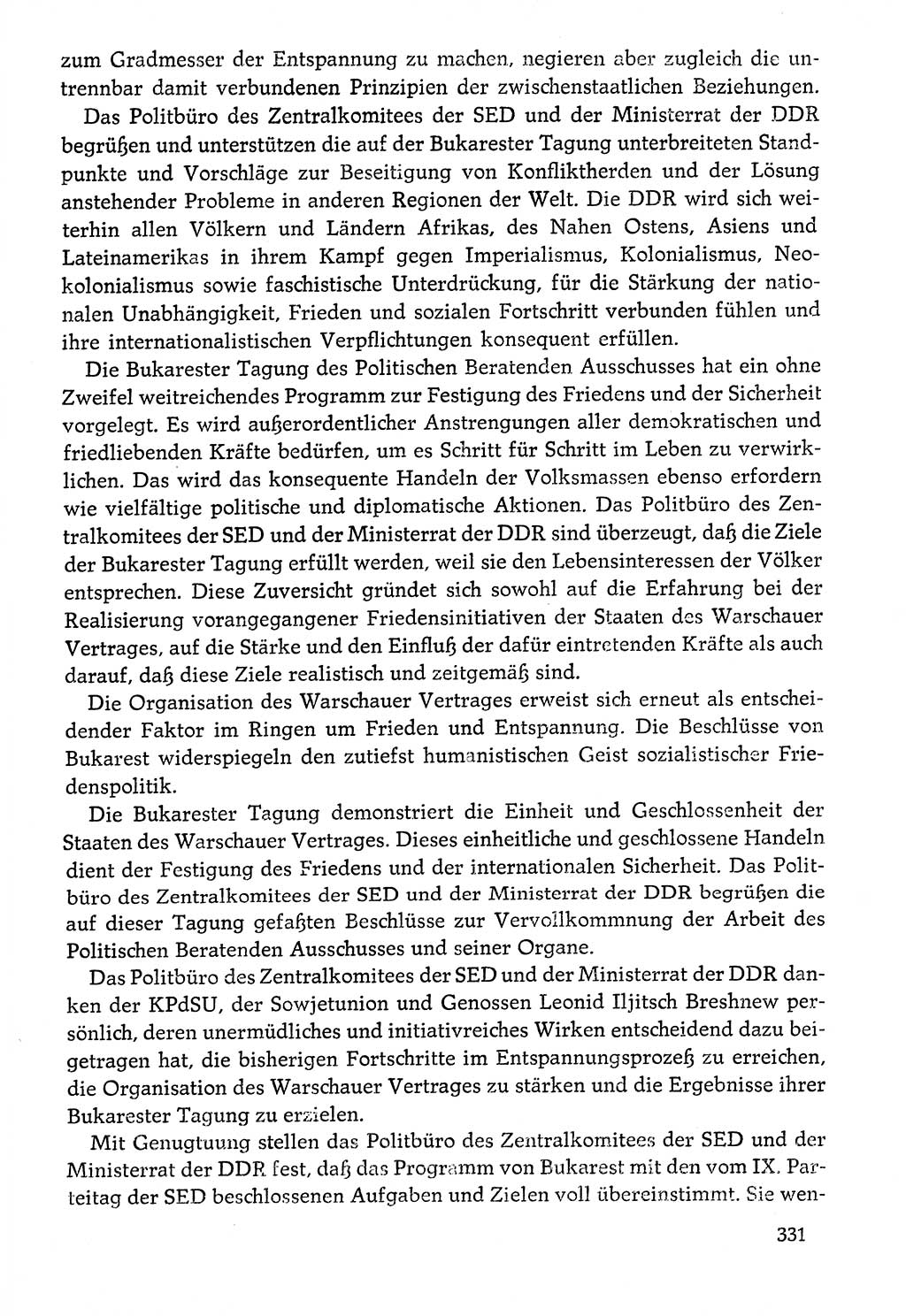 Dokumente der Sozialistischen Einheitspartei Deutschlands (SED) [Deutsche Demokratische Republik (DDR)] 1976-1977, Seite 331 (Dok. SED DDR 1976-1977, S. 331)