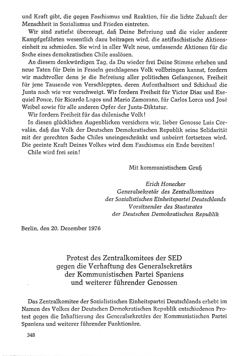 Dokumente der Sozialistischen Einheitspartei Deutschlands (SED) [Deutsche Demokratische Republik (DDR)] 1976-1977, Seite 348 (Dok. SED DDR 1976-1977, S. 348)