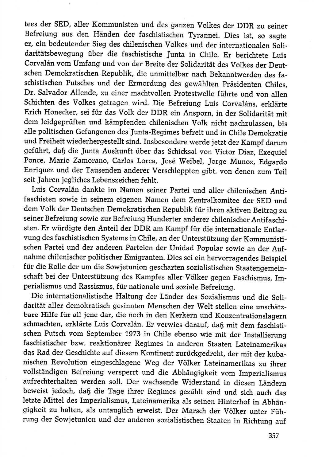 Dokumente der Sozialistischen Einheitspartei Deutschlands (SED) [Deutsche Demokratische Republik (DDR)] 1976-1977, Seite 357 (Dok. SED DDR 1976-1977, S. 357)