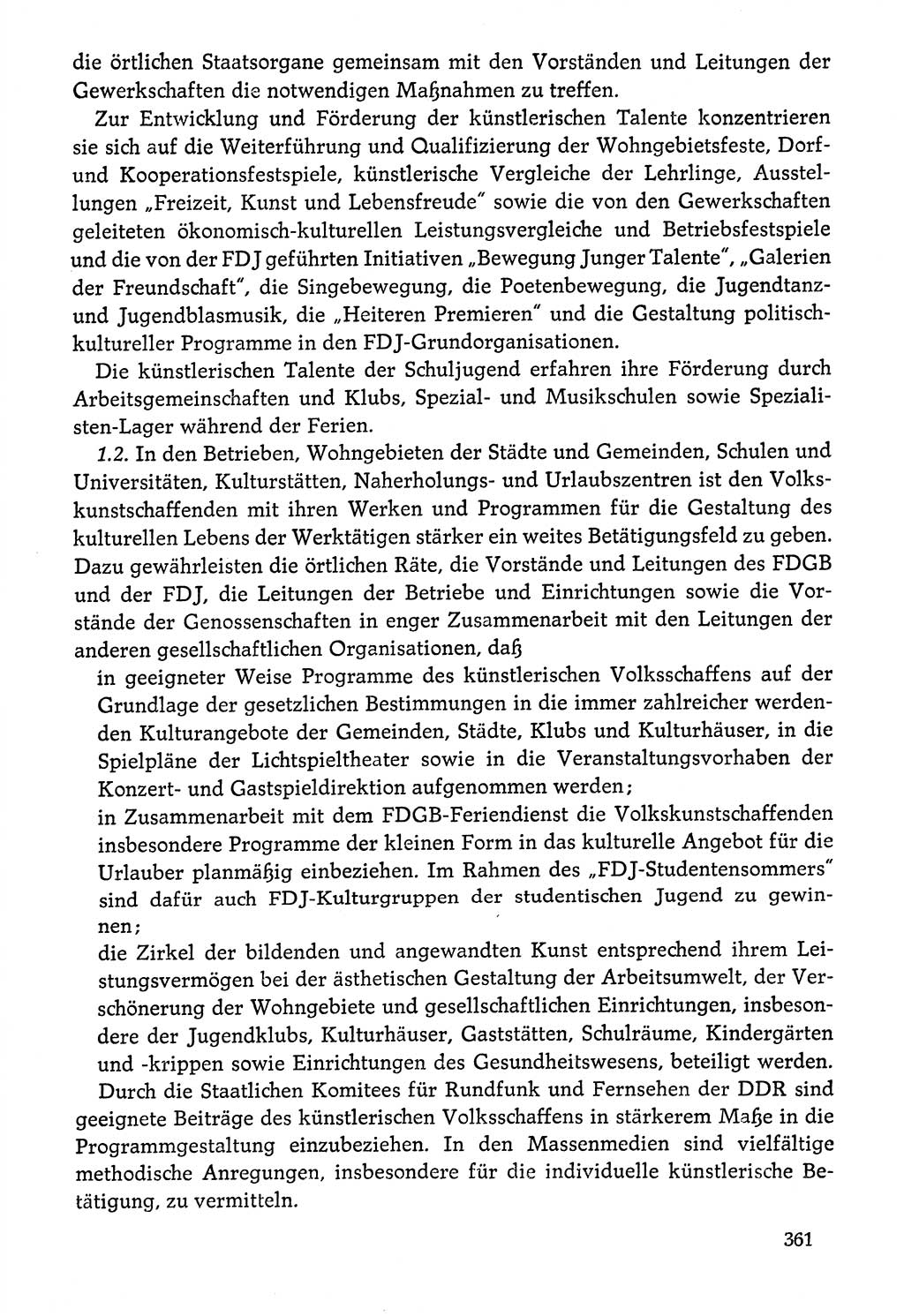 Dokumente der Sozialistischen Einheitspartei Deutschlands (SED) [Deutsche Demokratische Republik (DDR)] 1976-1977, Seite 361 (Dok. SED DDR 1976-1977, S. 361)