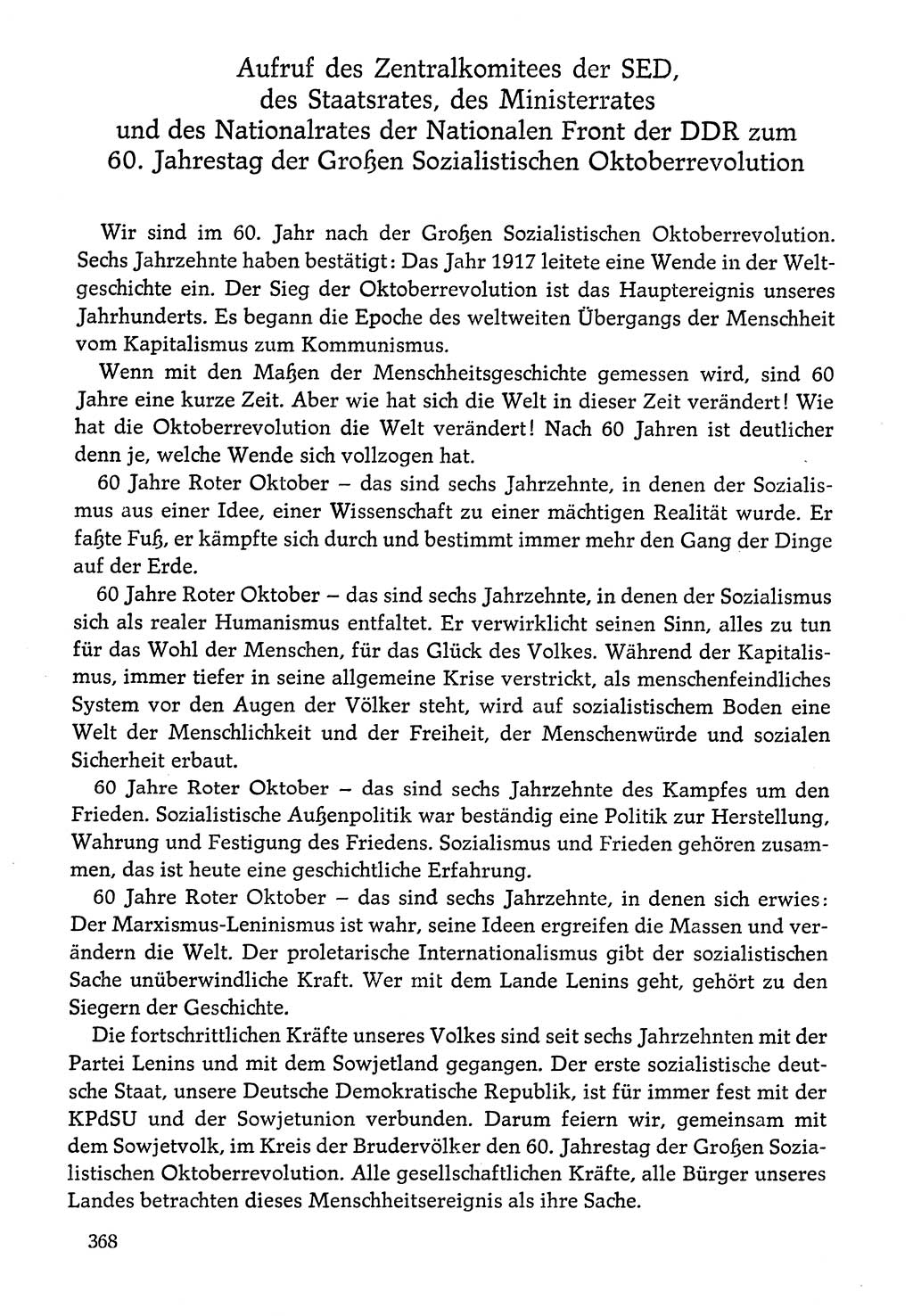 Dokumente der Sozialistischen Einheitspartei Deutschlands (SED) [Deutsche Demokratische Republik (DDR)] 1976-1977, Seite 368 (Dok. SED DDR 1976-1977, S. 368)