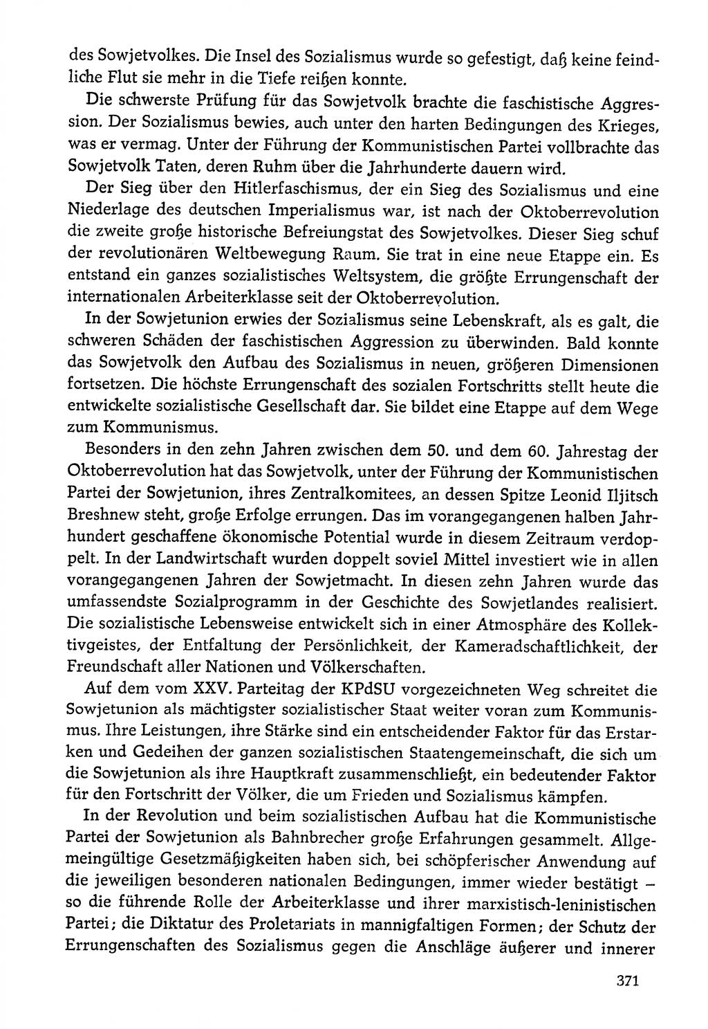 Dokumente der Sozialistischen Einheitspartei Deutschlands (SED) [Deutsche Demokratische Republik (DDR)] 1976-1977, Seite 371 (Dok. SED DDR 1976-1977, S. 371)