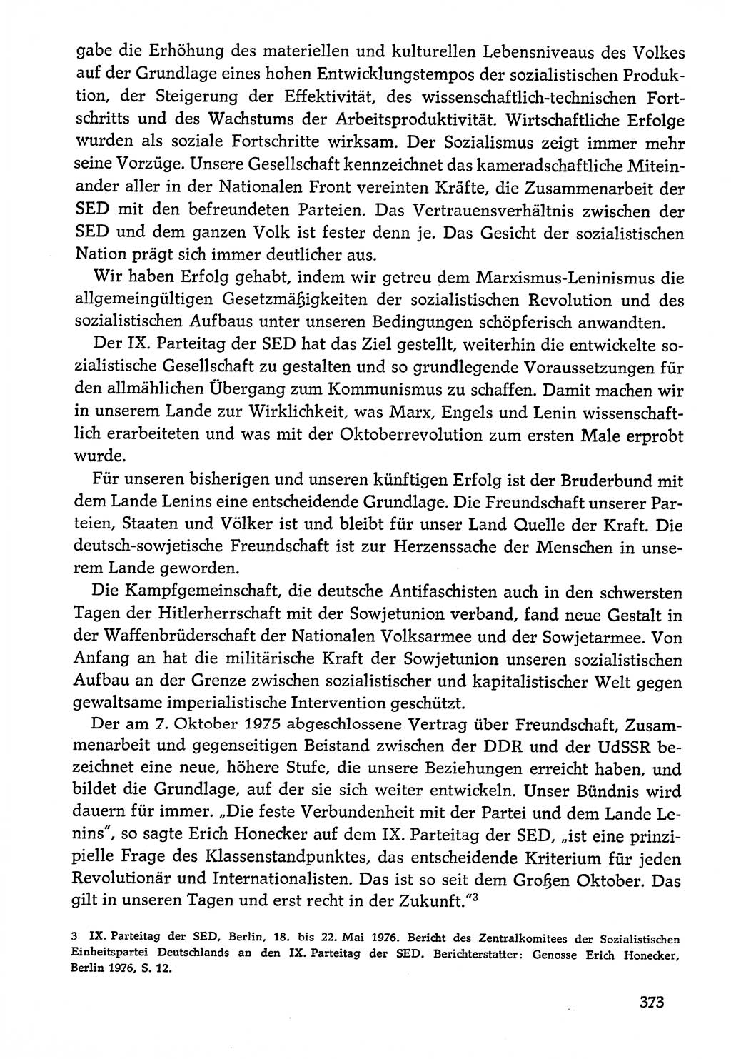 Dokumente der Sozialistischen Einheitspartei Deutschlands (SED) [Deutsche Demokratische Republik (DDR)] 1976-1977, Seite 373 (Dok. SED DDR 1976-1977, S. 373)