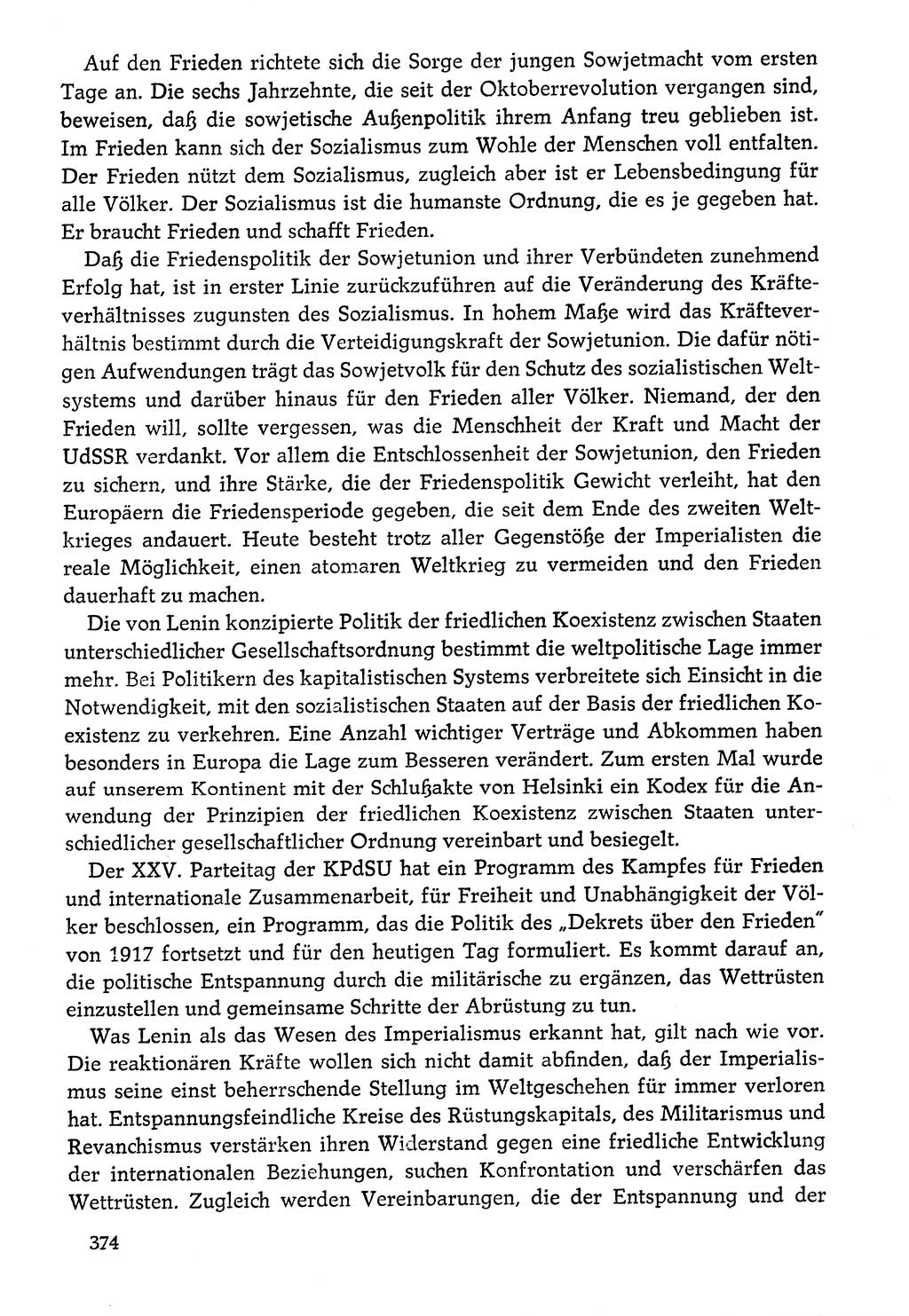Dokumente der Sozialistischen Einheitspartei Deutschlands (SED) [Deutsche Demokratische Republik (DDR)] 1976-1977, Seite 374 (Dok. SED DDR 1976-1977, S. 374)