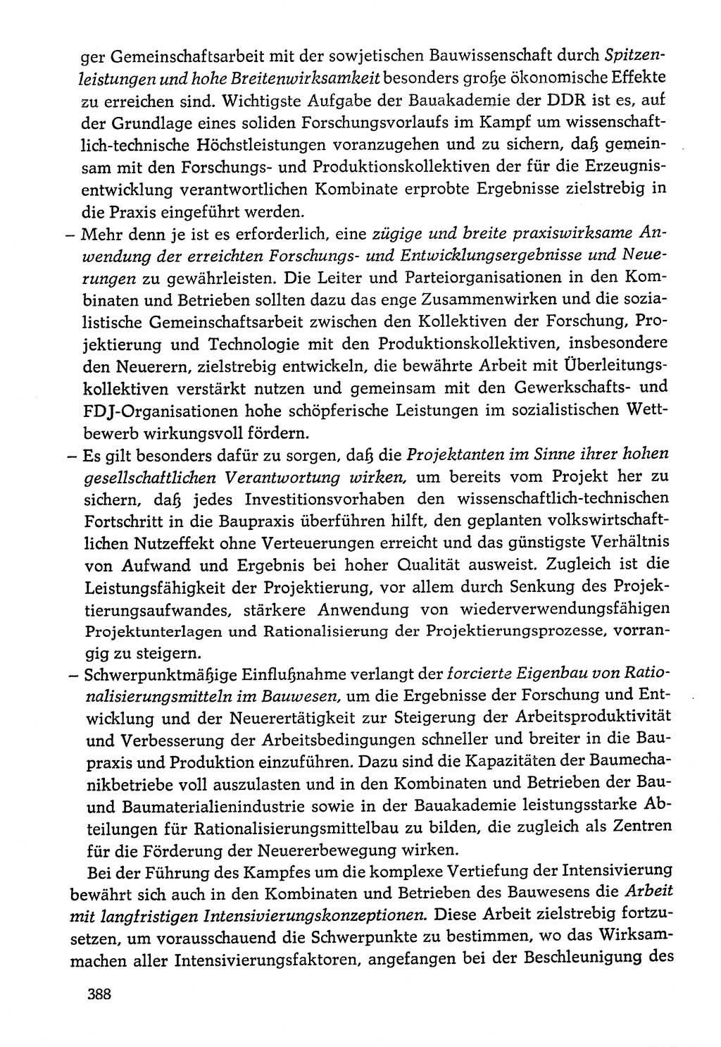 Dokumente der Sozialistischen Einheitspartei Deutschlands (SED) [Deutsche Demokratische Republik (DDR)] 1976-1977, Seite 388 (Dok. SED DDR 1976-1977, S. 388)