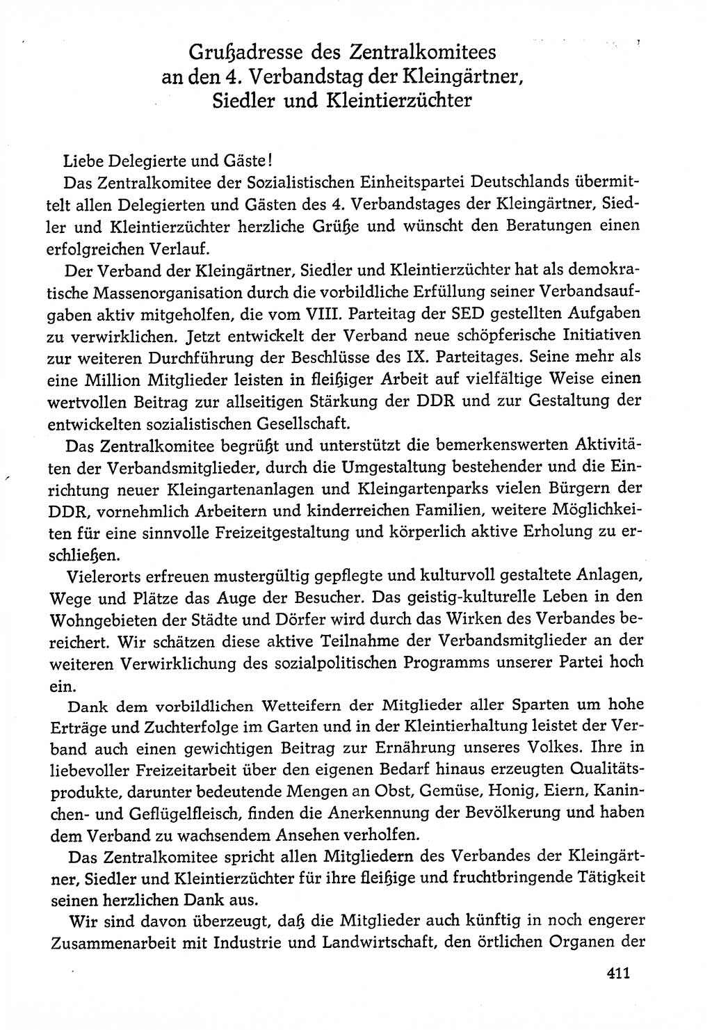 Dokumente der Sozialistischen Einheitspartei Deutschlands (SED) [Deutsche Demokratische Republik (DDR)] 1976-1977, Seite 411 (Dok. SED DDR 1976-1977, S. 411)