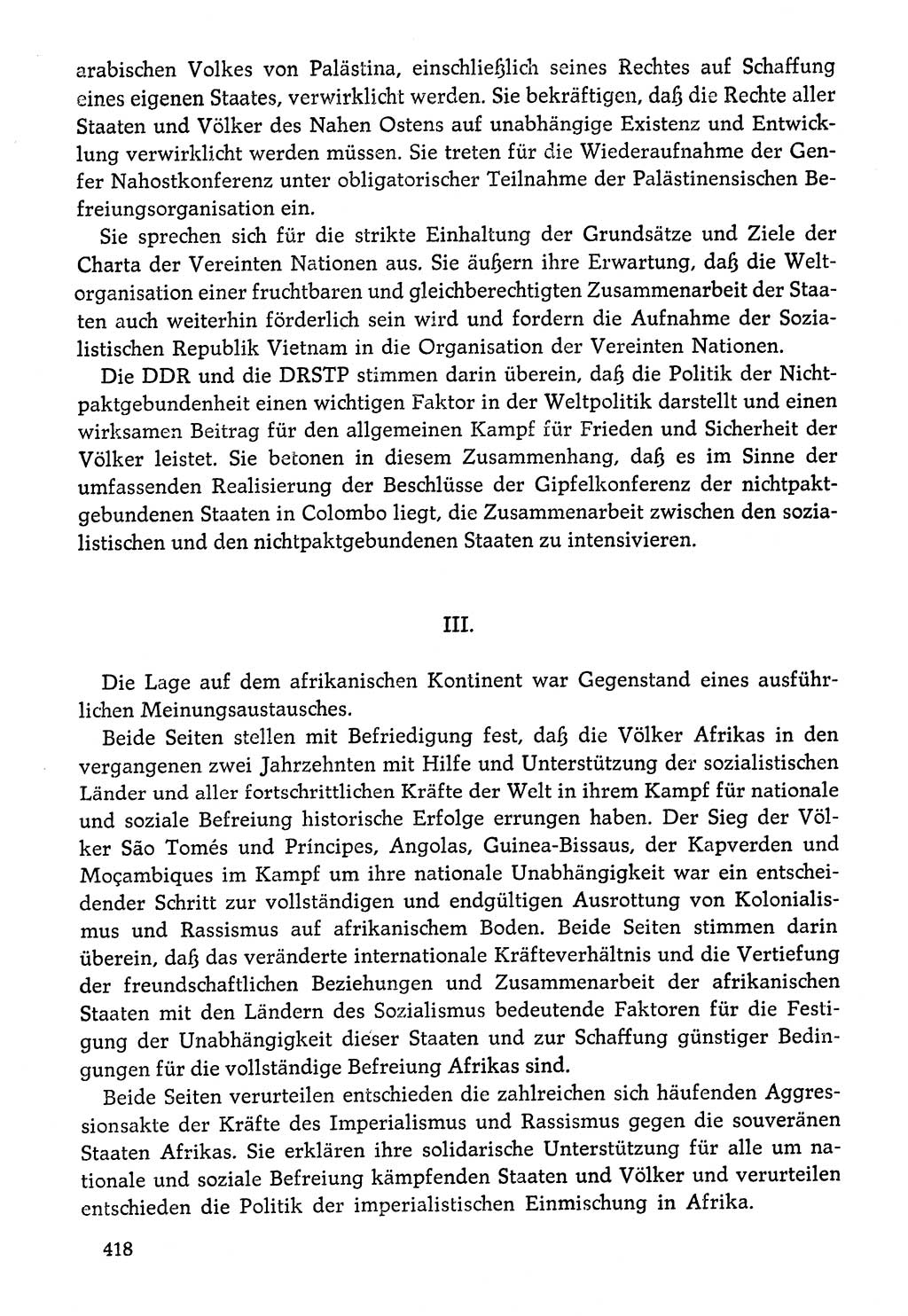 Dokumente der Sozialistischen Einheitspartei Deutschlands (SED) [Deutsche Demokratische Republik (DDR)] 1976-1977, Seite 418 (Dok. SED DDR 1976-1977, S. 418)