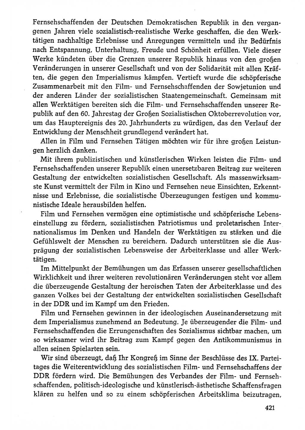 Dokumente der Sozialistischen Einheitspartei Deutschlands (SED) [Deutsche Demokratische Republik (DDR)] 1976-1977, Seite 421 (Dok. SED DDR 1976-1977, S. 421)