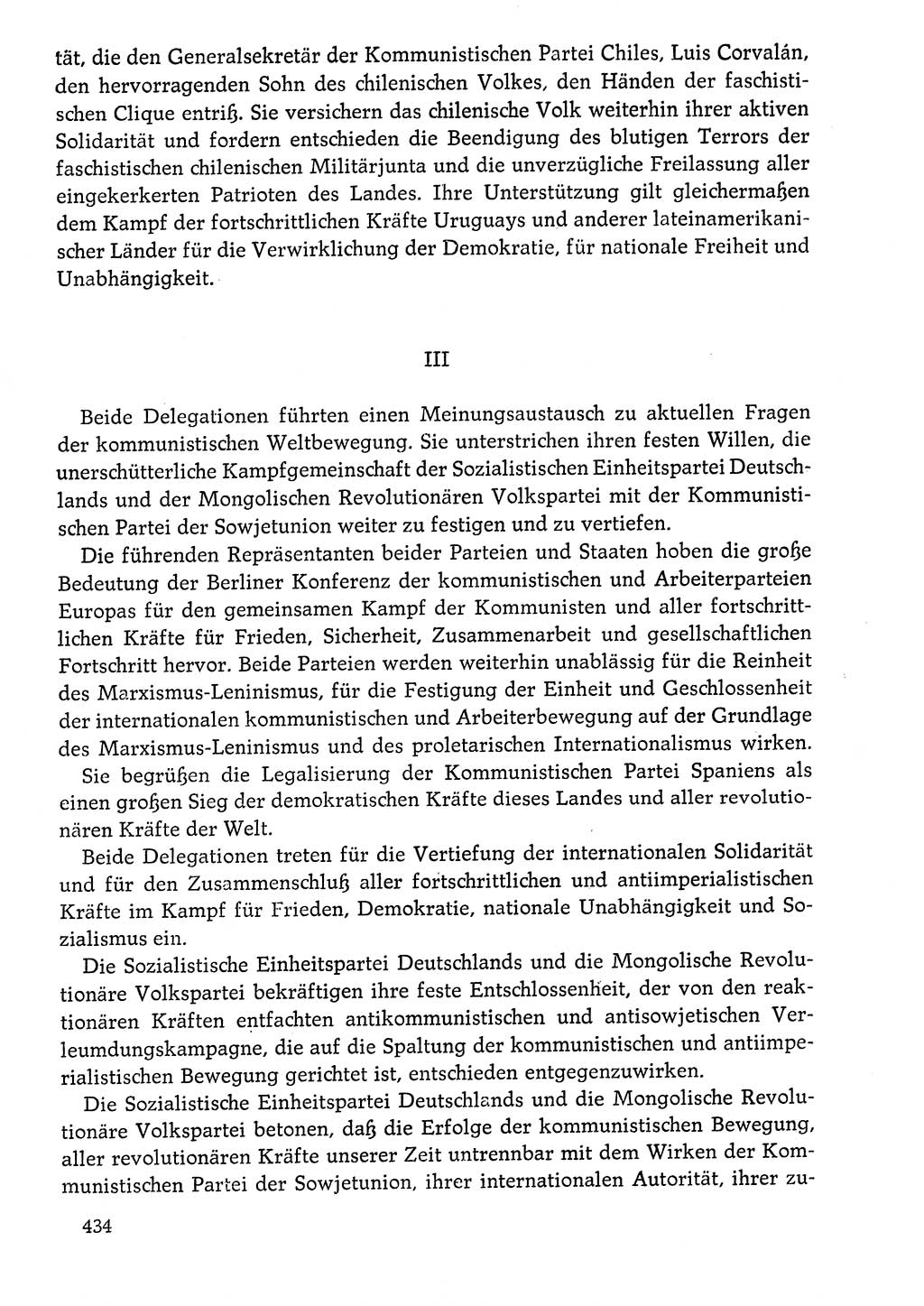 Dokumente der Sozialistischen Einheitspartei Deutschlands (SED) [Deutsche Demokratische Republik (DDR)] 1976-1977, Seite 434 (Dok. SED DDR 1976-1977, S. 434)