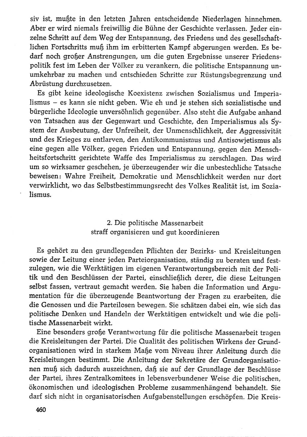 Dokumente der Sozialistischen Einheitspartei Deutschlands (SED) [Deutsche Demokratische Republik (DDR)] 1976-1977, Seite 460 (Dok. SED DDR 1976-1977, S. 460)