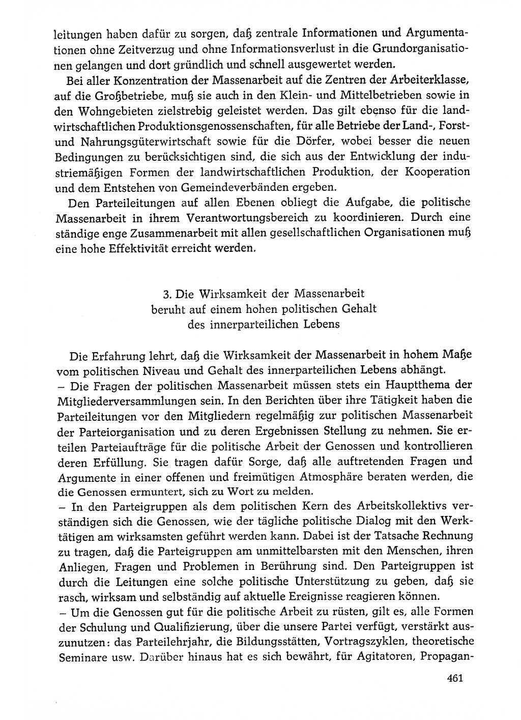 Dokumente der Sozialistischen Einheitspartei Deutschlands (SED) [Deutsche Demokratische Republik (DDR)] 1976-1977, Seite 461 (Dok. SED DDR 1976-1977, S. 461)