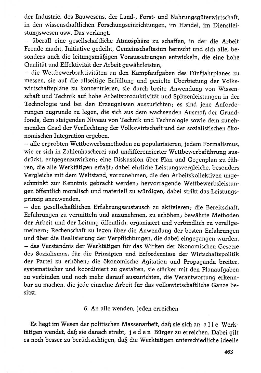 Dokumente der Sozialistischen Einheitspartei Deutschlands (SED) [Deutsche Demokratische Republik (DDR)] 1976-1977, Seite 463 (Dok. SED DDR 1976-1977, S. 463)