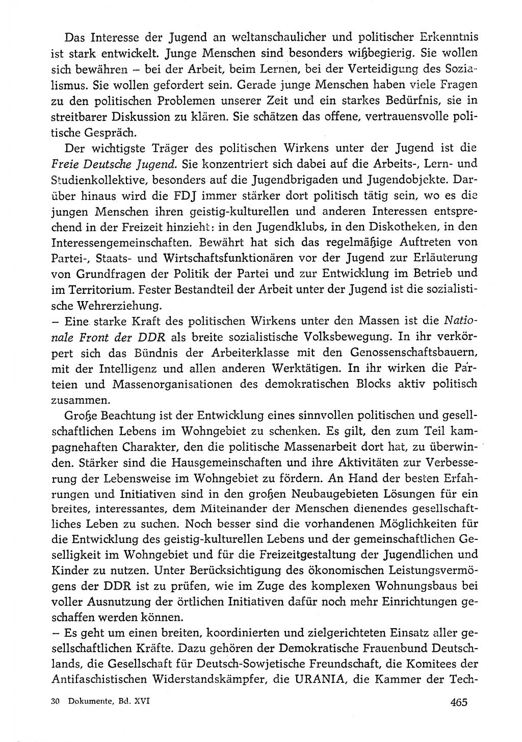 Dokumente der Sozialistischen Einheitspartei Deutschlands (SED) [Deutsche Demokratische Republik (DDR)] 1976-1977, Seite 465 (Dok. SED DDR 1976-1977, S. 465)