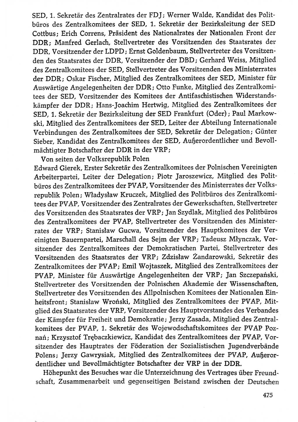 Dokumente der Sozialistischen Einheitspartei Deutschlands (SED) [Deutsche Demokratische Republik (DDR)] 1976-1977, Seite 475 (Dok. SED DDR 1976-1977, S. 475)