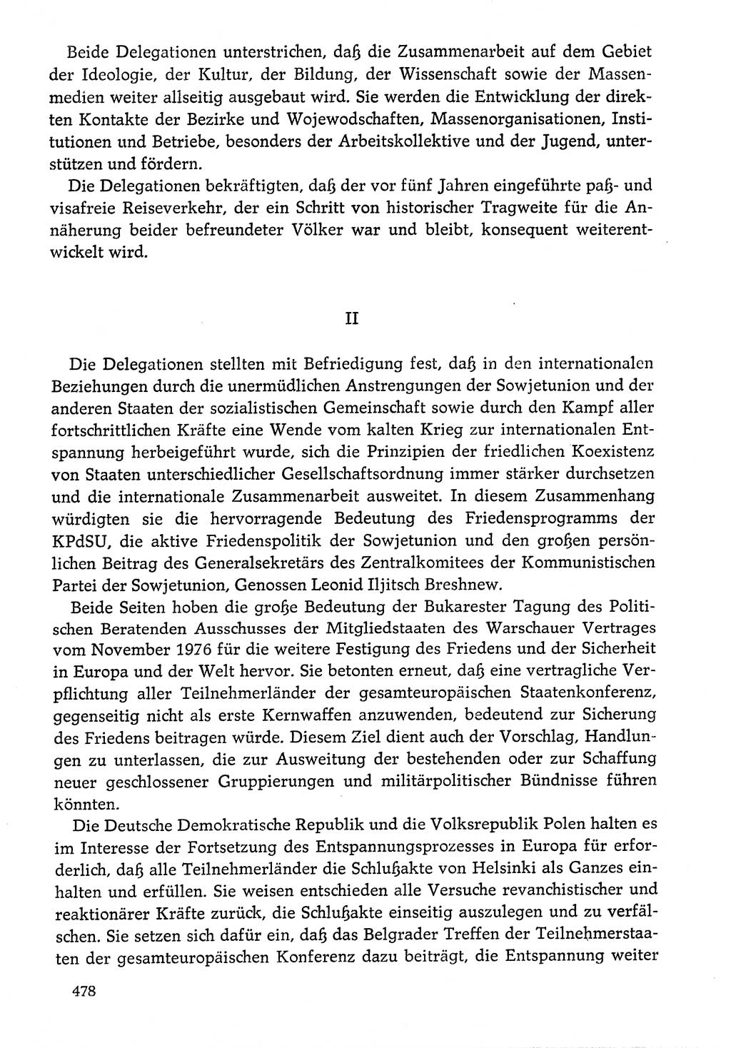 Dokumente der Sozialistischen Einheitspartei Deutschlands (SED) [Deutsche Demokratische Republik (DDR)] 1976-1977, Seite 478 (Dok. SED DDR 1976-1977, S. 478)