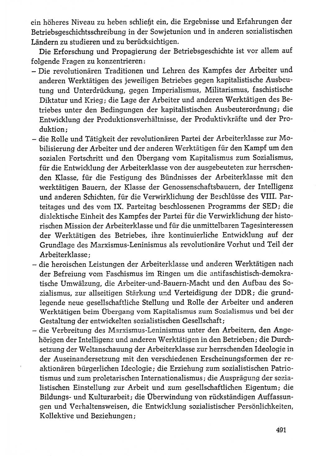 Dokumente der Sozialistischen Einheitspartei Deutschlands (SED) [Deutsche Demokratische Republik (DDR)] 1976-1977, Seite 491 (Dok. SED DDR 1976-1977, S. 491)