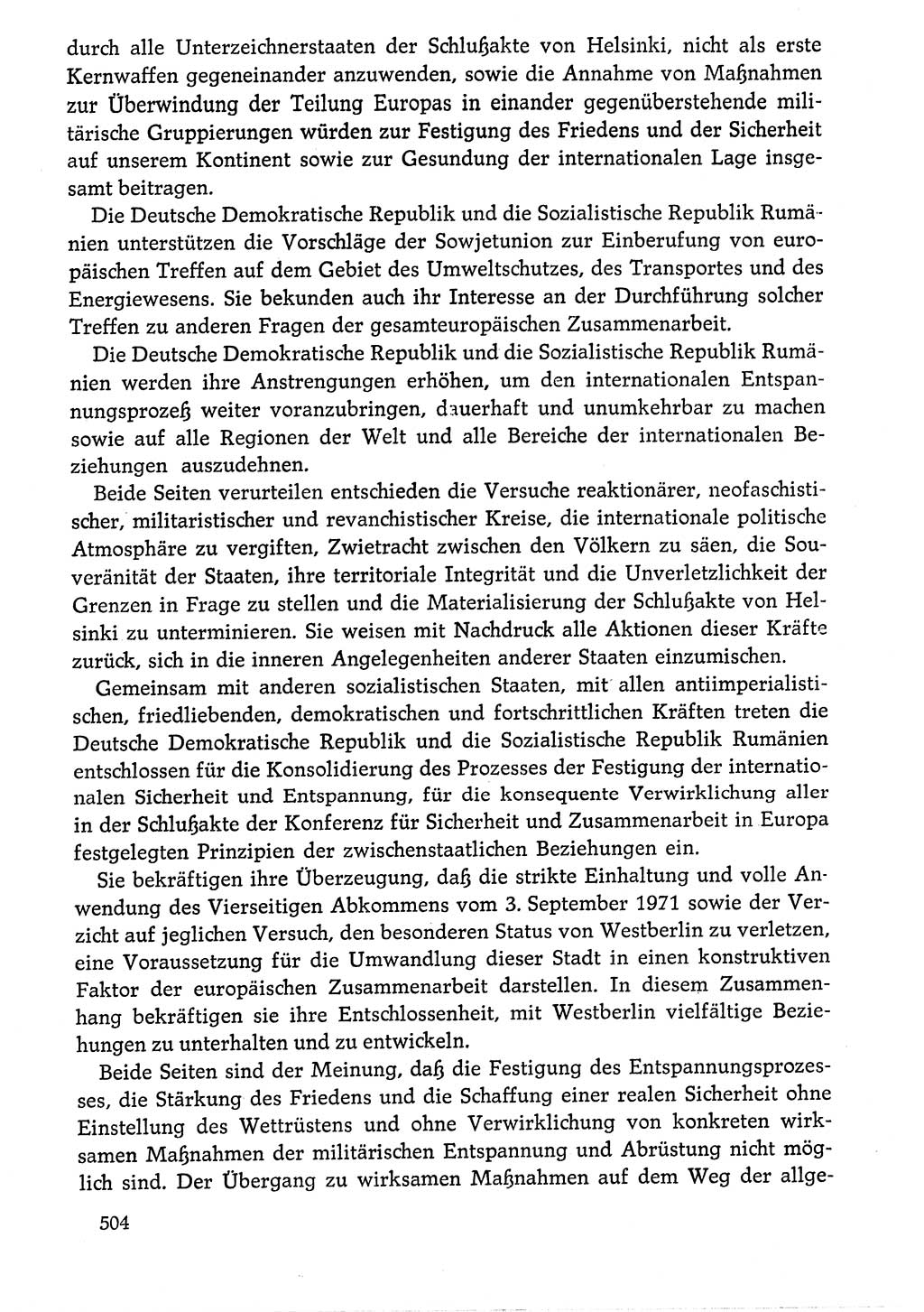 Dokumente der Sozialistischen Einheitspartei Deutschlands (SED) [Deutsche Demokratische Republik (DDR)] 1976-1977, Seite 504 (Dok. SED DDR 1976-1977, S. 504)