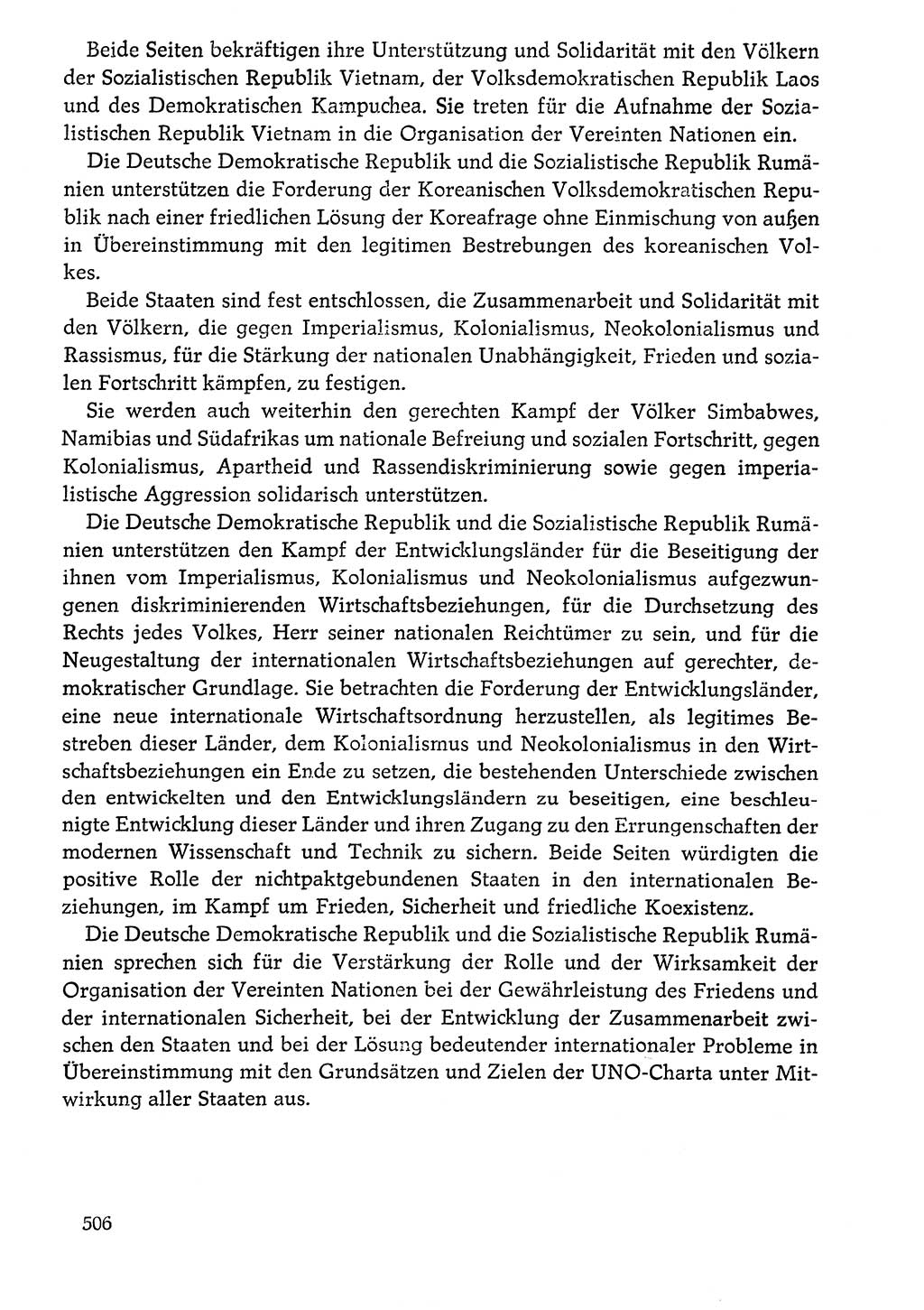 Dokumente der Sozialistischen Einheitspartei Deutschlands (SED) [Deutsche Demokratische Republik (DDR)] 1976-1977, Seite 506 (Dok. SED DDR 1976-1977, S. 506)